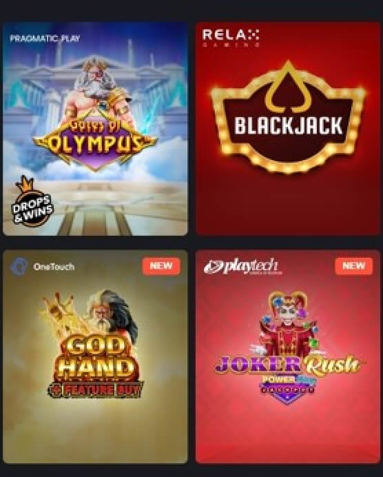 ボンズカジノで遊べるスロットゲーム