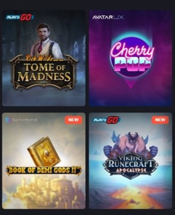 ボンズカジノで遊べるスロットゲーム